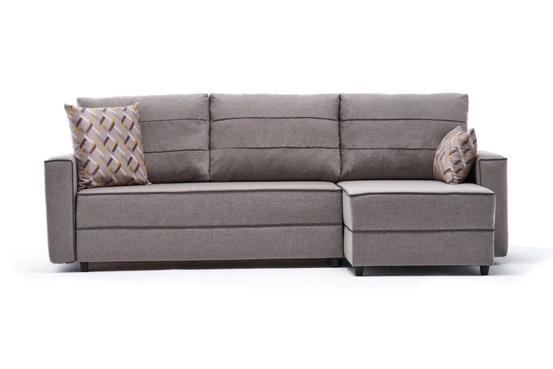 Highbank Bäddsoffa m. Divan 4-sits 200x150 - Cream - Möbler - Soffa - Bäddsoffa