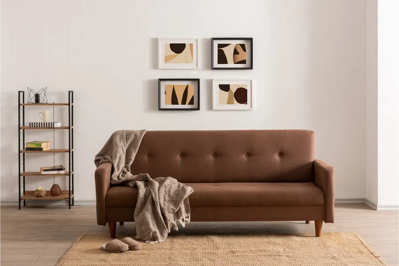 Hiko Bäddsoffa - Brun - Möbler - Soffa - Bäddsoffa
