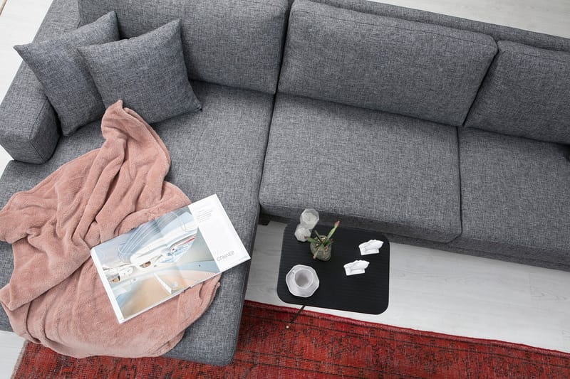 Hilari Bäddsoffa med Divan Vänster - Grå - Möbler - Soffa - Bäddsoffa