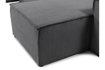 Hobson Bäddsoffa Dubbeldivan 4-sits i Plysch - Vit - Möbler - Soffa - Bäddsoffa