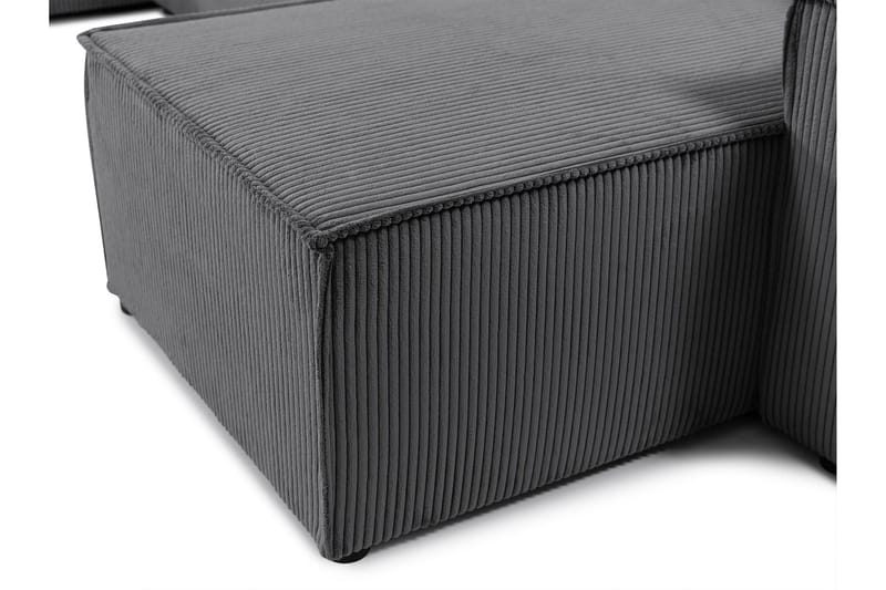 Hobson Bäddsoffa Dubbeldivan 4-sits i Plysch - Vit - Möbler - Soffa - Bäddsoffa