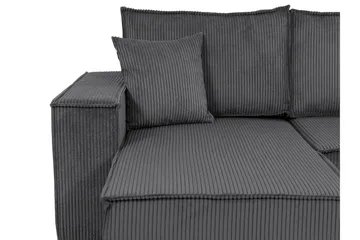 Hobson Bäddsoffa Dubbeldivan 4-sits i Plysch - Vit - Möbler - Soffa - Bäddsoffa