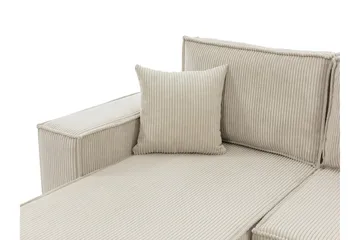 Hobson Bäddsoffa med Divan 3-sits i Plysch - Brun - Möbler - Soffa - Bäddsoffa