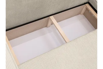 Hobson Bäddsoffa med Divan 3-sits i Plysch - Brun - Möbler - Soffa - Bäddsoffa