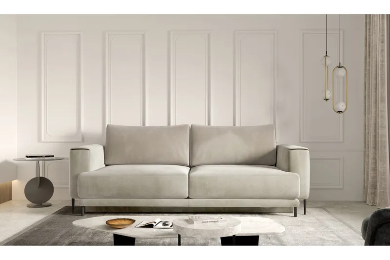 Hopland 4-sits Bäddsoffa - Ljusbeige - Möbler - Soffa - Bäddsoffa