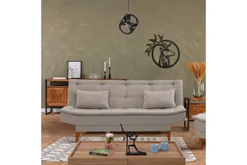 Hunterville Bäddsoffa 3-sits 106x186 - Cream - Möbler - Soffa - Bäddsoffa