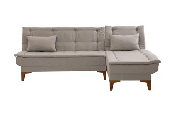 Hunterville Bäddsoffa m. Divan 4-sits 107x205 - Cream - Möbler - Soffa - Bäddsoffa