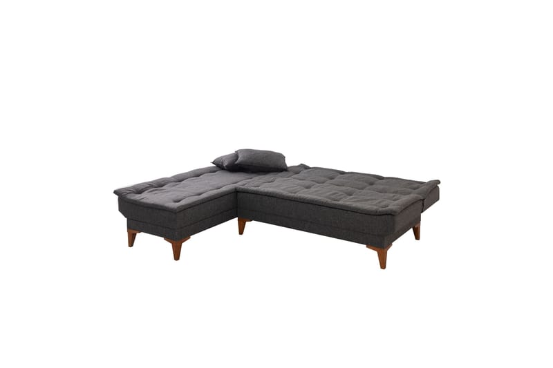 Hunterville Bäddsoffa m. Divan 4-sits - Antracit - Möbler - Soffa - Bäddsoffa