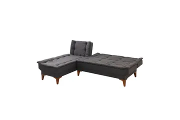 Hunterville Bäddsoffa m. Divan 4-sits - Antracit - Möbler - Soffa - Bäddsoffa