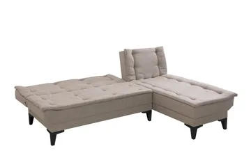 Hunterville Bäddsoffa m. Divan 4-sits - Beige - Möbler - Soffa - Bäddsoffa