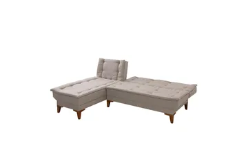 Hunterville Bäddsoffa m. Divan 4-sits - Beige - Möbler - Soffa - Bäddsoffa