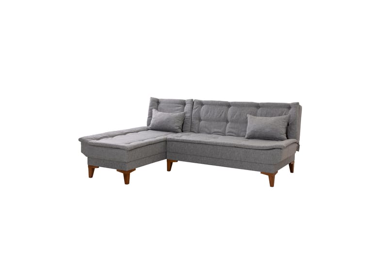 Hunterville Bäddsoffa m. Divan 4-sits - Grå - Möbler - Soffa - Bäddsoffa