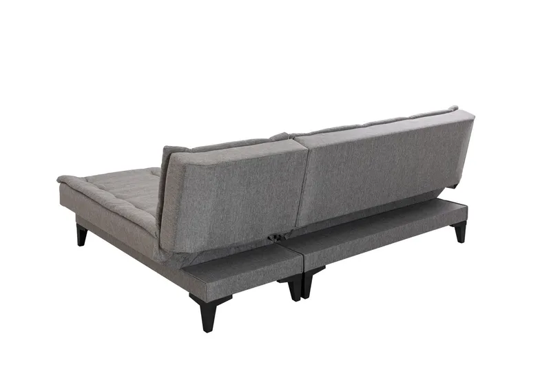 Hunterville Bäddsoffa m. Divan 4-sits - Grå - Möbler - Soffa - Bäddsoffa