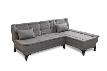 Hunterville Bäddsoffa m. Divan 4-sits - Grå - Möbler - Soffa - Bäddsoffa