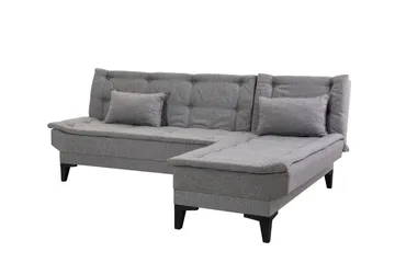 Hunterville Bäddsoffa m. Divan 4-sits - Grå - Möbler - Soffa - Bäddsoffa