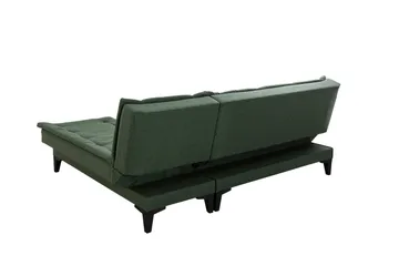 Hunterville Bäddsoffa m. Divan 4-sits - Grön - Möbler - Soffa - Bäddsoffa