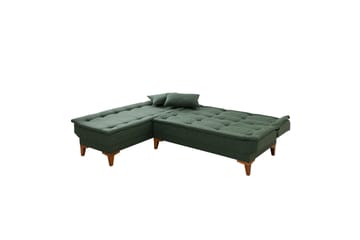 Hunterville Bäddsoffa m. Divan 4-sits - Grön - Möbler - Soffa - Bäddsoffa