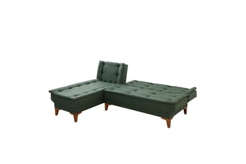 Hunterville Bäddsoffa m. Divan 4-sits - Grön - Möbler - Soffa - Bäddsoffa