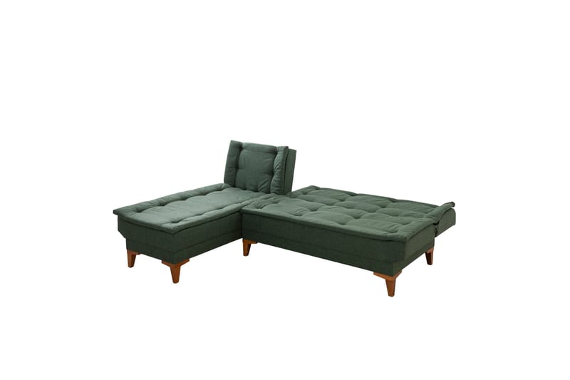 Hunterville Bäddsoffa m. Divan 4-sits - Grön - Möbler - Soffa - Bäddsoffa