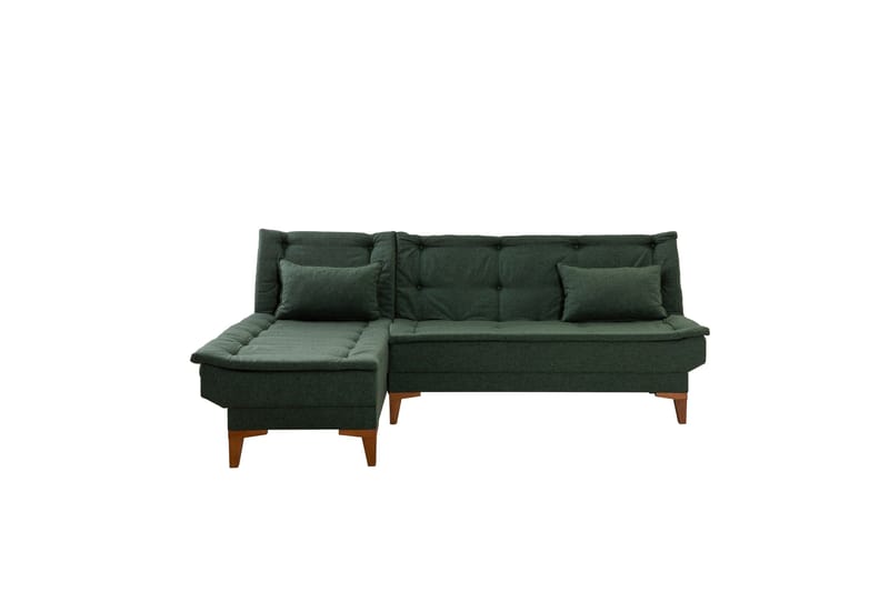 Hunterville Bäddsoffa m. Divan 4-sits - Grön - Möbler - Soffa - Bäddsoffa