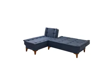 Hunterville Bäddsoffa m. Divan 4-sits - Mörkblå - Möbler - Soffa - Bäddsoffa