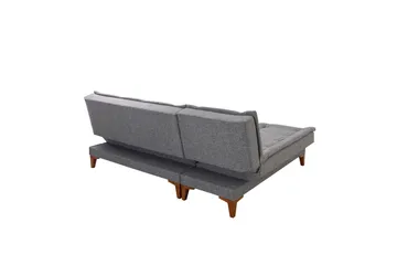 Hunterville Bäddsoffa m. Divan 4-sits - Mörkgrå - Möbler - Soffa - Bäddsoffa
