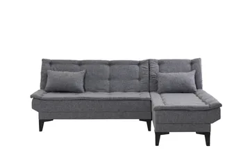 Hunterville Bäddsoffa m. Divan 4-sits - Mörkgrå - Möbler - Soffa - Bäddsoffa