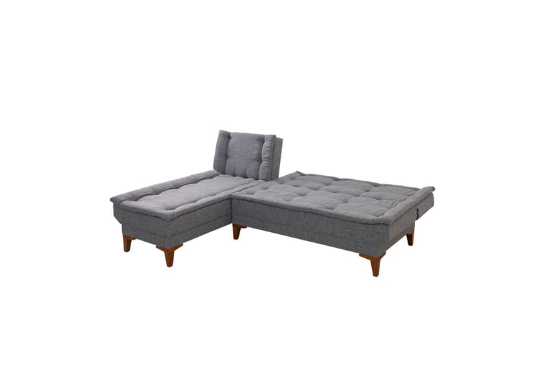 Hunterville Bäddsoffa m. Divan 4-sits - Mörkgrå - Möbler - Soffa - Bäddsoffa