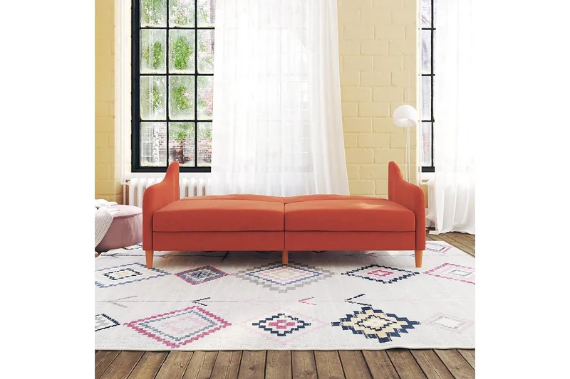 Jasper 2-sits Bäddsoffa Orange - Dorel Home - Möbler - Soffa - Bäddsoffa