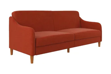 Jasper 2-sits Bäddsoffa Orange - Dorel Home - Möbler - Soffa - Bäddsoffa