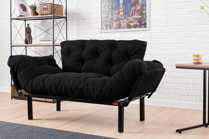 Jenica Bäddsoffa 2-sits - Svart - Möbler - Soffa - Bäddsoffa