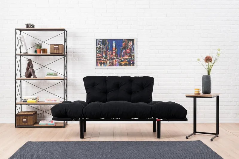Jenica Bäddsoffa 2-sits - Svart - Möbler - Soffa - Bäddsoffa