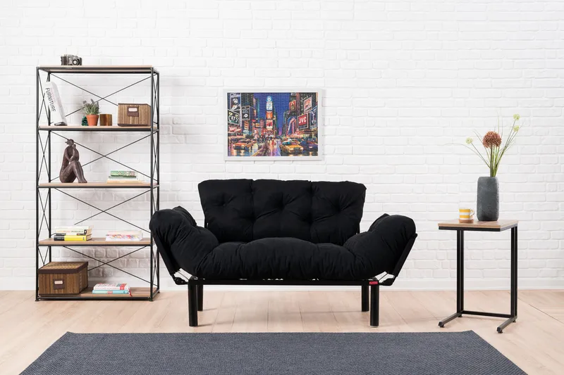 Jenica Bäddsoffa 2-sits - Svart - Möbler - Soffa - Bäddsoffa