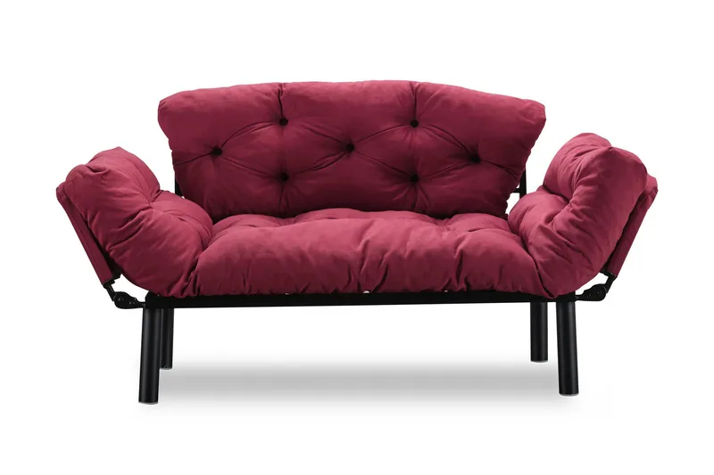 Jenica Bäddsoffa 2-sits, Vinröd