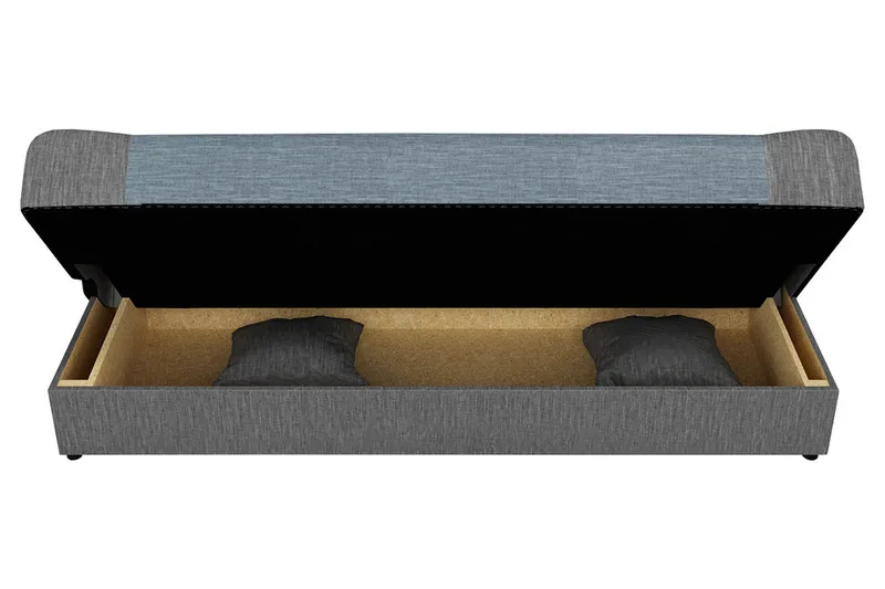 Jonas Bäddsoffa 195x87x86 cm - Grå - Möbler - Soffa - Bäddsoffa