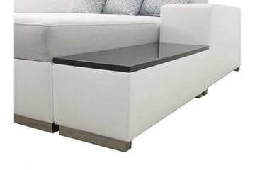 Kahundji Vänster Hörnbäddsoffa 127x284 cm med Förvaring i Tyg - Antracit - Möbler - Soffa - Bäddsoffa