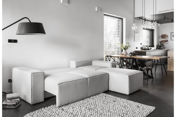 Kamli Bäddsoffa m. Divan med Förvaring - Blå - Möbler - Soffa - Bäddsoffa