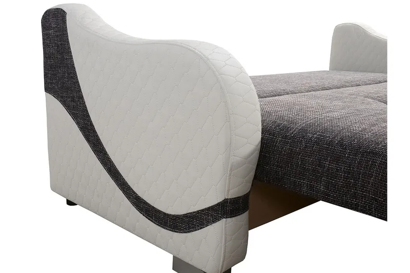 Karmen Bäddsoffa 226x93x88 cm - Grå/Vit - Möbler - Soffa - Bäddsoffa