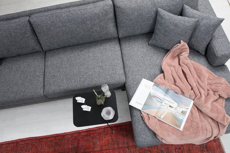 Katilaya Bäddsoffa med Divan Höger - Grå - Möbler - Soffa - Bäddsoffa