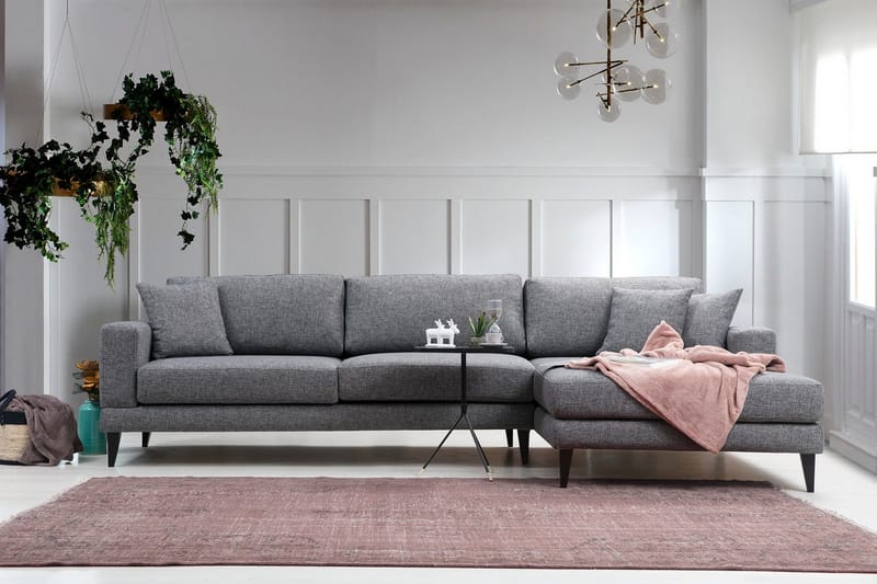 Katilaya Bäddsoffa med Divan Höger - Grå - Möbler - Soffa - Bäddsoffa