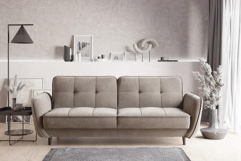 Katsuya Bäddsoffa 3-sits - Beige - Möbler - Soffa - Bäddsoffa