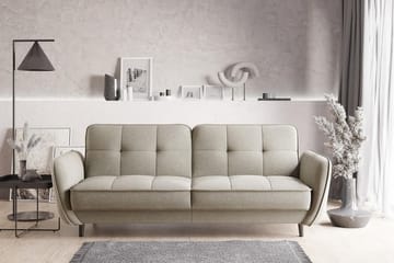 Katsuya Bäddsoffa 3-sits - Beige/Vit - Möbler - Soffa - Bäddsoffa