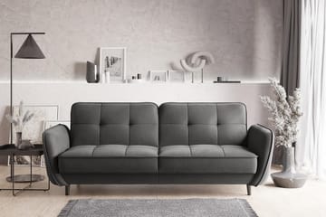 Katsuya Bäddsoffa 3-sits - Grå - Möbler - Soffa - Bäddsoffa