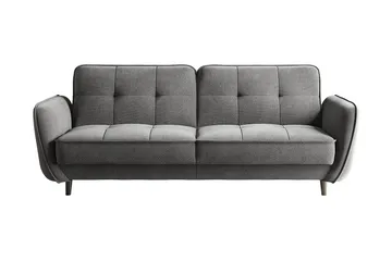 Katsuya Bäddsoffa 3-sits - Grå - Möbler - Soffa - Bäddsoffa