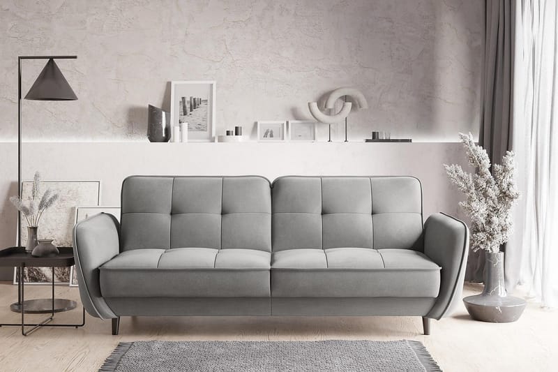 Katsuya Bäddsoffa 3-sits - Ljusgrå - Möbler - Soffa - Bäddsoffa
