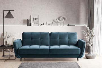 Katsuya Bäddsoffa 3-sits - Mörkblå - Möbler - Soffa - Bäddsoffa