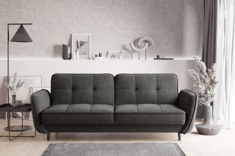 Katsuya Bäddsoffa 3-sits - Mörkgrå - Möbler - Soffa - Bäddsoffa