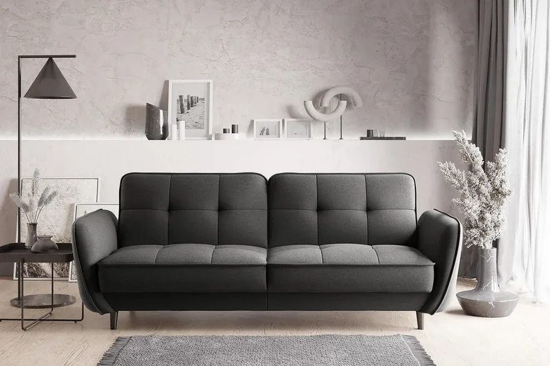 Katsuya Bäddsoffa 3-sits - Mörkgrå - Möbler - Soffa - Bäddsoffa