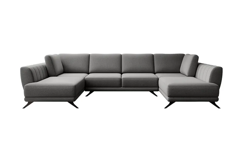 Katun Bäddsoffa Dubbelschäslong - Grå - Möbler - Soffa - Bäddsoffa