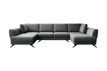 Katun Bäddsoffa Dubbelschäslong - Grå - Möbler - Soffa - Bäddsoffa